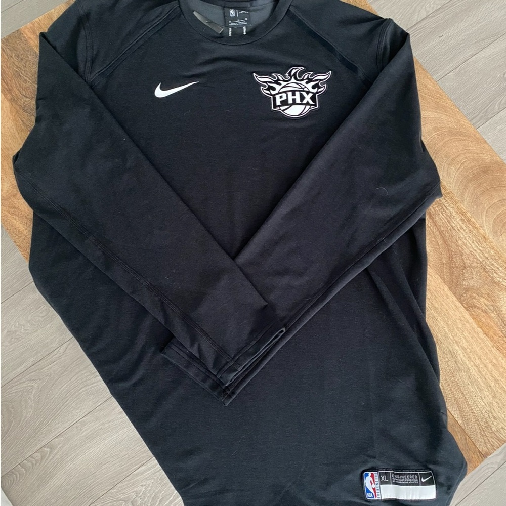 NWT Nike Black PHX Suns Long Sleeve Men's Dri-Fit shirt